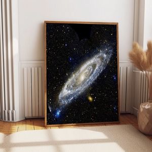 Andromeda Galaxy Poster Space Decor Space Poster Space Wall Art